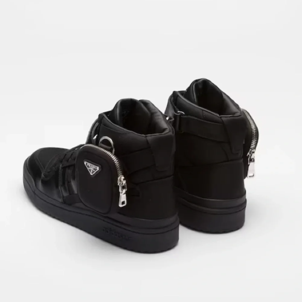 Prada x Adidas Re-Nylon Forum High-Top Sneakers - Picture 6 of 11